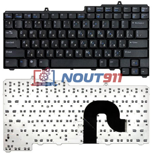 Клавиатура для ноутбука Dell Inspiron 1300, B120, B130, Latitude 120L черная