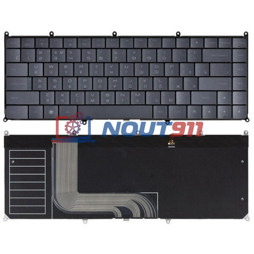 Клавиатура для ноутбука Dell Adamo 13 черная