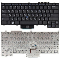 Клавиатура для ноутбука Dell Latitude E4300 черная с указателем (point stick)