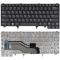 Клавиатура для ноутбука Dell Latitude E6320 E6420 E5420 черная с указателем