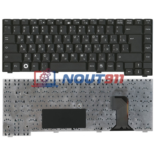 Клавиатура для ноутбука Fujitsu-Siemens Amilo Pi2550 Pi2540 Pi2530 Xi2428 черная