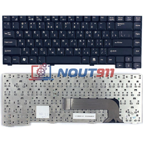 Клавиатура для ноутбука Fujitsu-Siemens LI1818 LI1820 черная
