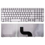 Клавиатура для ноутбука Gateway ID 15.6" Packard Bell TM81 TM86 TM87 TM89 TM94 TX86/NV50 серебристая