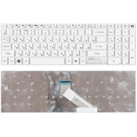 Клавиатура для ноутбука Gateway NV55S NV57H NV75S NV77H TS45 белая