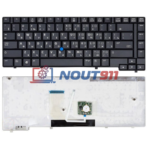 Клавиатура для ноутбука HP Compaq 6910 6910p черная с указателем