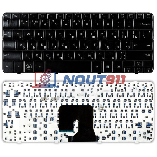 Клавиатура для ноутбука HP Pavilion DV2-1000 DV2-1100 DV2-1200 черная