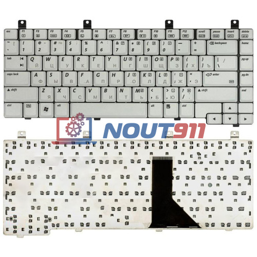 Клавиатура для ноутбука HP Pavilion dv5000 ze2000 ze2500 zv5000 zx5000 zd5000 белая