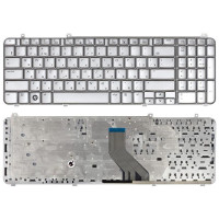 Клавиатура для ноутбука HP Pavilion dv6-1000 dv6-2000 серебристая