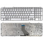 Клавиатура для ноутбука HP Pavilion dv6-1000 dv6-2000 серебристая