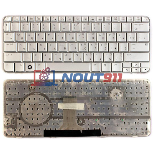 Клавиатура для ноутбука HP Pavilion TX1000 TX2000 TX2500 серебристая