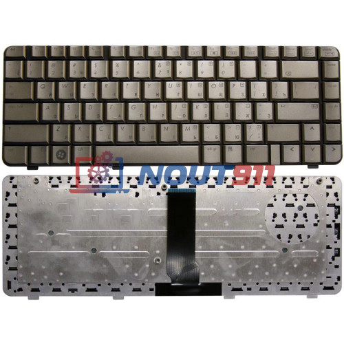 Клавиатура для ноутбука HP Pavilion dv3000 dv3500 series кофе