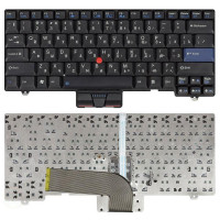 Клавиатура для ноутбука Lenovo IBM Thinkpad SL300 SL400 SL500 черная с указателем