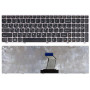 Клавиатура для ноутбука Lenovo Z560 Z565 G570 G770 черная с бронзовой рамкой