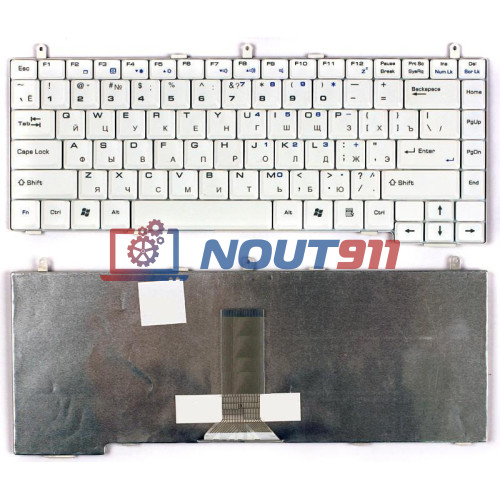 Клавиатура для ноутбука MSI S420 S425 S430 S450 белая