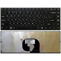 Клавиатура для ноутбука Sony Vaio VPC-Y series черная с черной рамкой