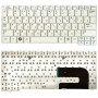 Клавиатура для ноутбука Samsung NC10 N110 N130 N140 белая