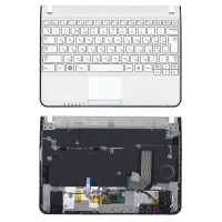 Клавиатура для ноутбука Samsung N210 N220 топ-панель белая