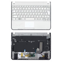 Клавиатура для ноутбука Samsung N210 N220 топ-панель белая