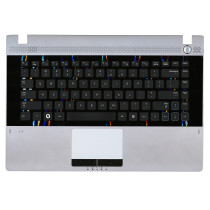 Клавиатура для ноутбука Samsung RC410 топ-панель серая