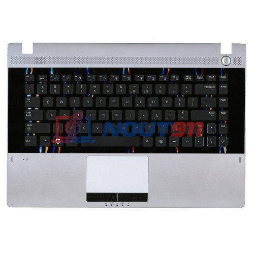 Клавиатура для ноутбука Samsung RC410 топ-панель серая