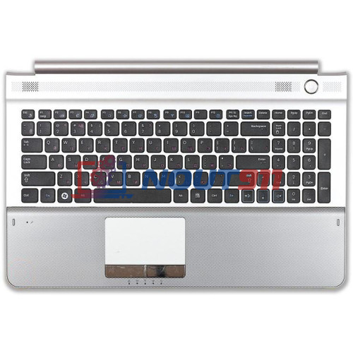 Клавиатура для ноутбука Samsung RC520 топ-панель серебристая