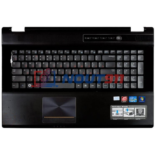 Клавиатура для ноутбука Samsung RC720 топ-панель