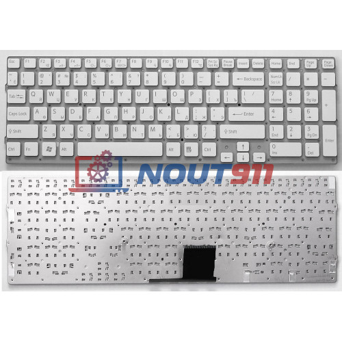 Клавиатура для ноутбука Sony Vaio VPC-EC белая