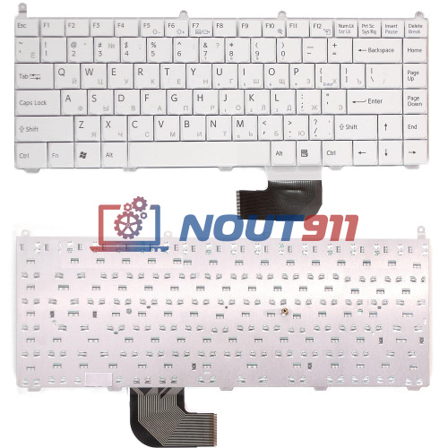 Клавиатура для ноутбука Sony Vaio VGN-AR VGN-FE белая