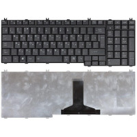 Клавиатура для ноутбука Toshiba Satellite A500 A505 L350 L355 L500 L505 L550 P200  черная матовая