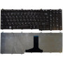 Клавиатура для ноутбука Toshiba Satellite A500 L350 L500 L505 F501 P200 P300 P500 черная глянцевая