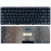 Клавиатура для ноутбука Asus UL20 EEE PC 1201 черная с черной рамкой