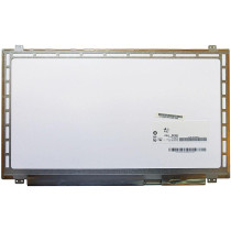 Матрица (экран) для ноутбука 15,6" AU Optronics (AUO), B156XW04 v.0, LED, 40pin, HD (1366x768), SLIM, глянцевая, уши вверх-вниз, разъем справа