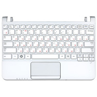 Клавиатура для ноутбука Samsung NC110 топ-панель белая