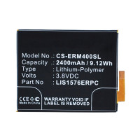 Аккумулятор CS-ERM400SL LIS1576ERPC для Sony Xperia M4 Aqua E2303 3.8V / 2400mAh / 9.12Wh