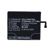 Аккумулятор CS-LVS610SL BL245 для Lenovo S60 3.8V / 2150mAh / 8.17Wh
