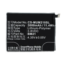 Аккумулятор CS-MUM210SL BM21 для Xiaomi Mi Note 3.8V / 3000mAh / 11.40Wh