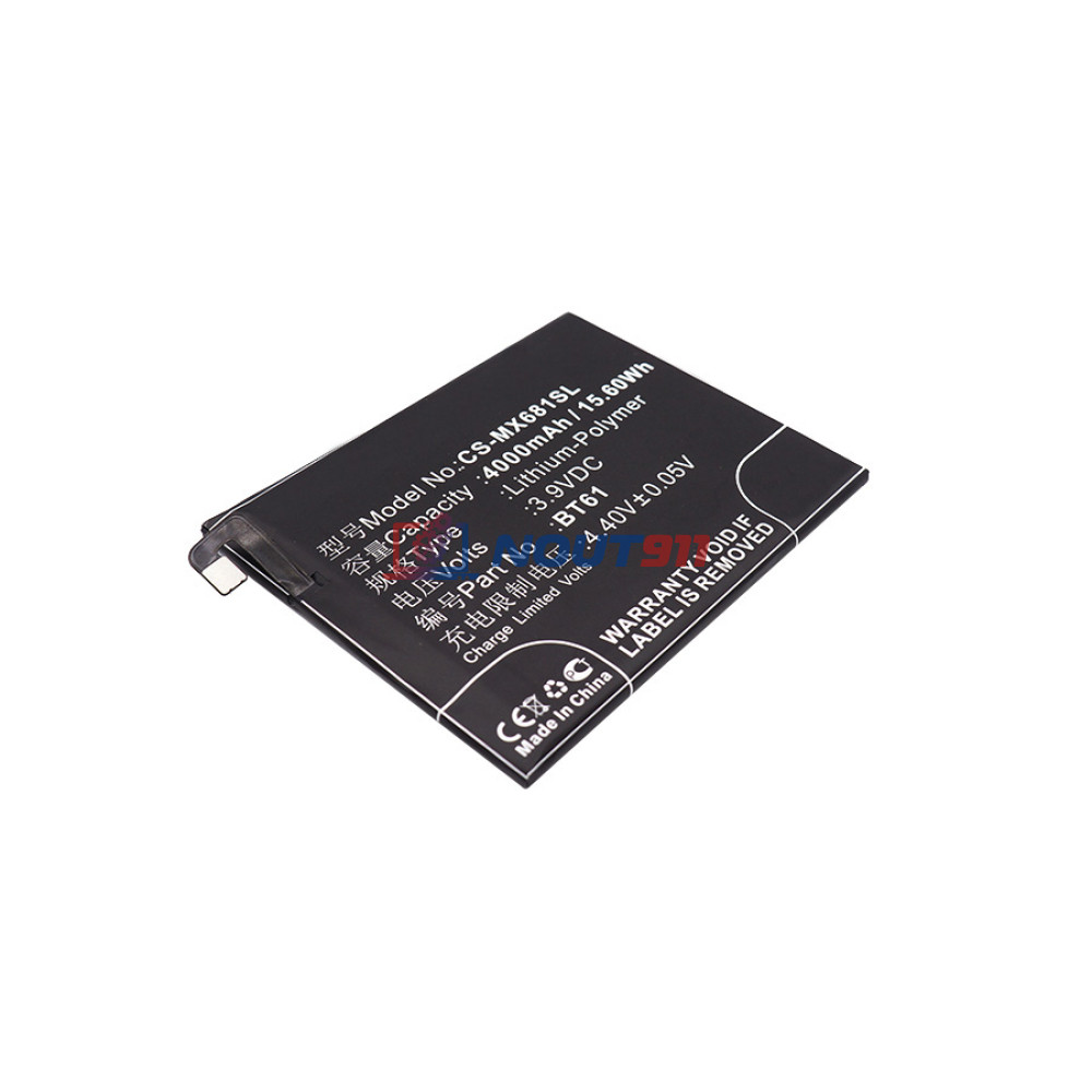CS MX681SL BT61 Meizu M3 Note M681H 3.9V 4000mAh 15.60Wh
