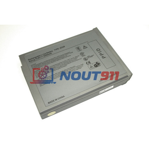 Аккумулятор (Батарея) для ноутбука Dell Inspiron 1150 5150 1100 5160 5100 14.8V 5200mAh серый REPLACEMENT