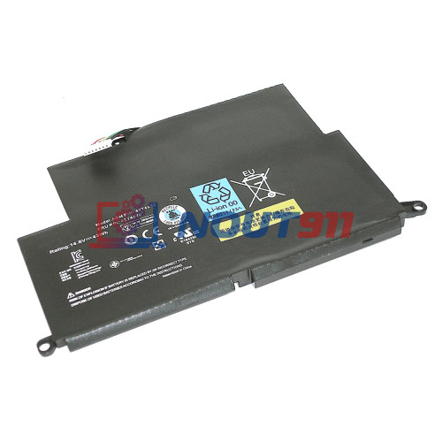 Аккумулятор (Батарея) для ноутбука Lenovo E220s (42T4932) 14.8V 2900mAh черная