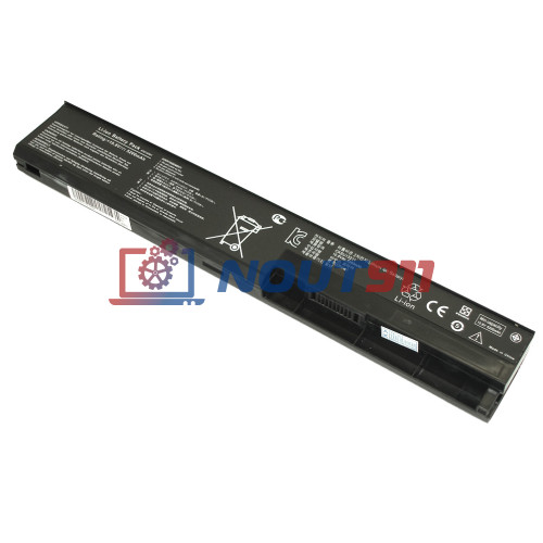 Аккумулятор (Батарея) для ноутбука Asus X401 (A32-X401) 5200mAh OEM черная