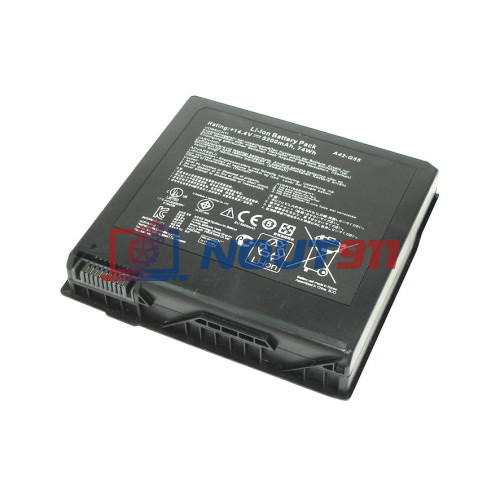 Аккумулятор (Батарея) для ноутбука Asus G55 (A42-G55) 14.4V 74Wh черная