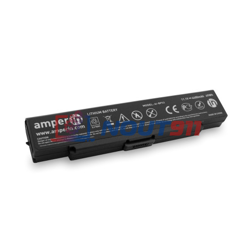Аккумуляторная батарея Amperin для ноутбука Sony Vaio VGN-FE, VGN-FS 11.1V 4400mAh черная AI-BPS2