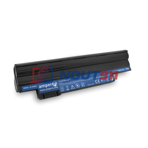 Аккумуляторная батарея Amperin для ноутбука Acer Aspire One D255 11.1V 6600mAh (73Wh) AI-D255H