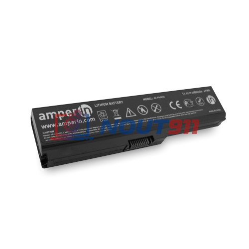Аккумуляторная батарея Amperin для ноутбука Toshiba Satellite L750 11.1V 4400mAh (49Wh) AI-PA3634