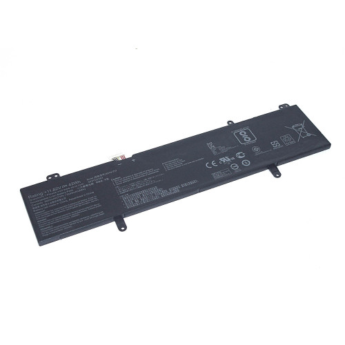 Аккумулятор (Батарея) для ноутбука Asus S410UA (B31N1707) 11.52V 3650mAh черная