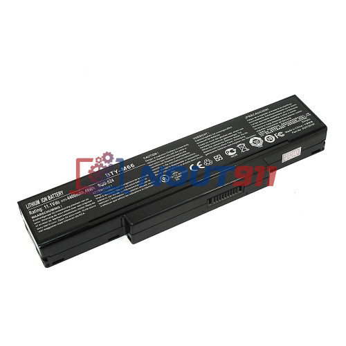 Аккумулятор (Батарея) для ноутбука MSI GX600 GX610 GX620 (BTY-M66) 11.1V 4400mAh