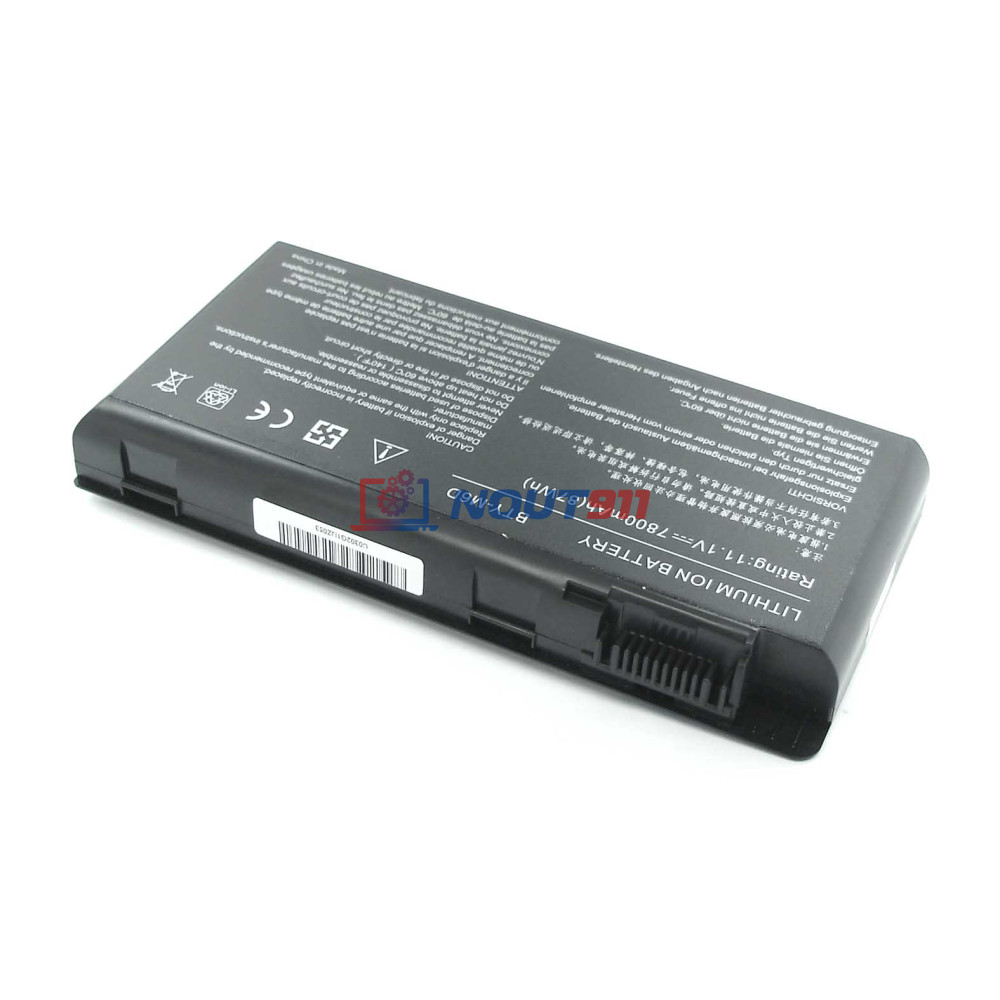 Аккумулятор (Батарея) для ноутбука MSI GT60, GT70 (BTY-M6D) 7800mAh  REPLACEMENT | 12607 | Купить в Москве