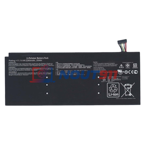 Аккумуляторная батарея C31-EP102 для Asus Eee Pad Slider SL101 11.1V 25Wh