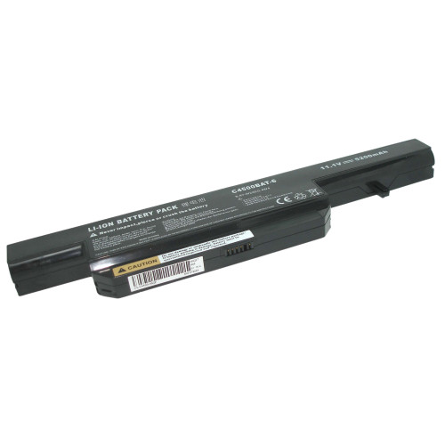 Аккумулятор (Батарея) для ноутбука DNS Clevo C4500 5200mAh C4500BAT6 REPLACEMENT черная