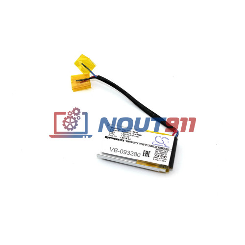 Аккумуляторная батарея CameronSino CS-JRP728SL для JBL JR POP 3.7V 400mAh / 1.48Wh